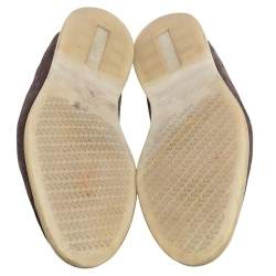 مملوكة مسبقًا حذاء لوفرز لورو بيانا سمر ووك سليب أون سويدي بني مقاس 42