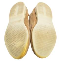 مملوكة مسبقًا Loro Piana Brown Suede Summer Walk Loafers Size 43