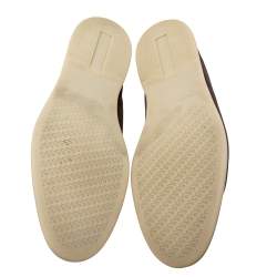 Pre Owned Loro Piana Brown Suede Summer Walk Loafers Size 45