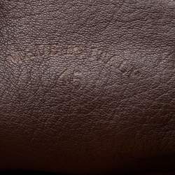 Pre Owned Loro Piana Brown Leather Summer Walk Slip On Loafers Size 45