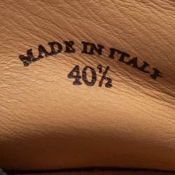 Pre Owned Loro Piana Black Suede Open Walk Ankle Boots Size 40.5