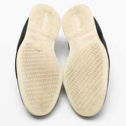 Pre Owned Loro Piana Black Suede Open Walk Ankle Boots Size 40.5