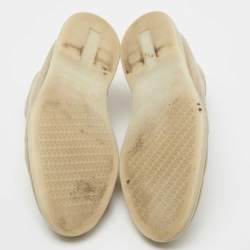 Pre Owned Loro Piana Beige Suede Open Walk Ankle  Boots Size 40.5