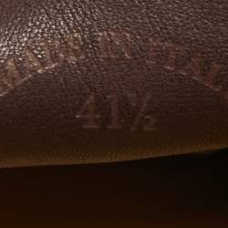 Pre Owned Loro Piana Brown Suede Summer Walk Slip On Loafers Size 41.5