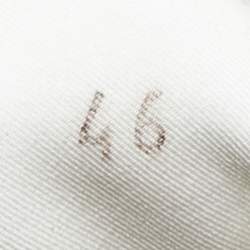 Pre Owned Loro Piana White/Grey Nylon and Suede Low Top Sneakers Size 46