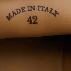 Pre Owned Loro Piana Blue Denim 'Summer Walk' Slip On Loafers Size 42