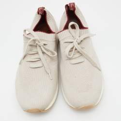 مملوكة مسبقًا  حذاء رياضي لورو بيانا فلكسي ووكر 360 جلد وقماش تريكو كريمي*رصاصي مقاس 43