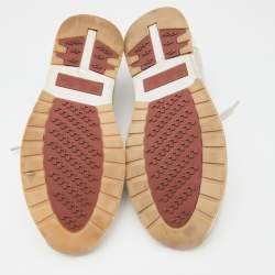 مملوكة مسبقًا  حذاء رياضي لورو بيانا فلكسي ووكر 360 جلد وقماش تريكو كريمي*رصاصي مقاس 43