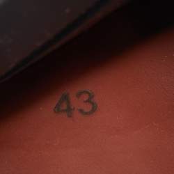 Pre Owned Loro Piana Green Knit Fabric 360 Lp Flexy Walk Sneakers Size 43