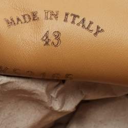 Pre Owned Loro Piana Olive Green Nubuck Leather Summer Walk Slip On Loafers Size 43