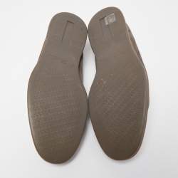 Pre Owned Loro Piana Brown Suede Summer Walk Slip On Loafers Size 43