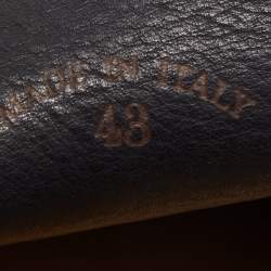 Pre Owned Loro Piana Navy Blue Suede Summer Walk Slip On Loafers Size 43