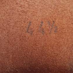 Pre Owned Loro Piana Navy Blue Leather Buckle Sandals Size 44.5 