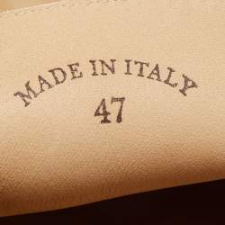 Pre Owned Loro Piana Beige Suede Summer Walk Loafers Size 47