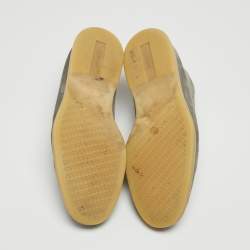 Pre Owned Loro Piana Grey Suede Open Walk Chukka Boots Size 44