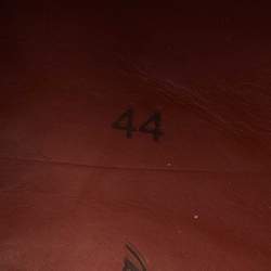 مملوكة مسبقًا Loro Piana Blue Nubuck Leather Soho Walk Low Top Sneakers Size 44