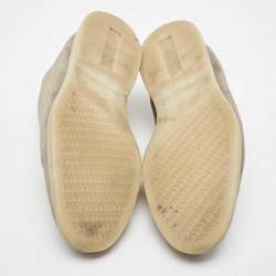 Pre Owned Loro Piana Grey Suede Summer Walk Slip On Loafers Size 41.5