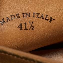 Pre Owned Loro Piana Brown Suede Summer Walk Loafers Size 41.5