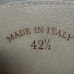 Pre Owned Loro Piana Pale Blue Suede Summer Walk Slip On Loafers Size 42.5