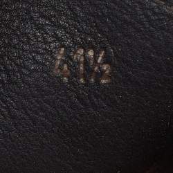 Pre Owned Loro Piana Black Suede Summer Charms Walk Slip On Loafers Size 41.5