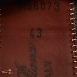 Pre Owned Loro Piana Navy Blue Knit Fabric 360 Lp Flexy Walker Sneakers Size 43