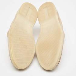 Pre Owned Loro Piana Beige Suede Open Walk Boots Size 44