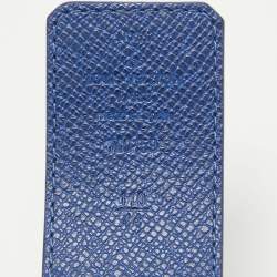 Pre Owned Louis Vuitton Blue Monogram Canvas LV Initiales Reversible Belt 110CM
