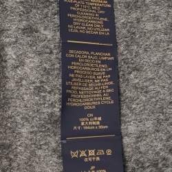 Louis Vuitton Grey Cashmere Jhelam Scarf