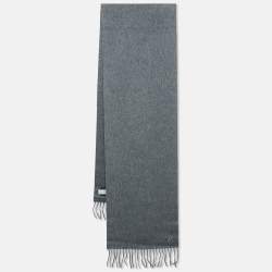 Louis Vuitton Grey Cashmere Jhelam Scarf