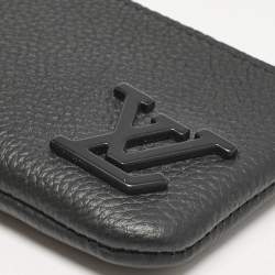 Louis Vuitton Black Aerogram Leather Key Pouch