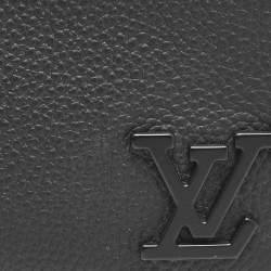 Louis Vuitton Black Aerogram Leather Key Pouch