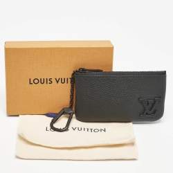 Louis Vuitton Black Aerogram Leather Key Pouch