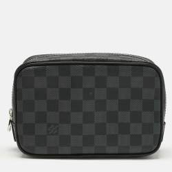 Pre Owned Louis Vuitton Damier Graphite Canvas Toilet Pouch PM