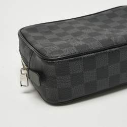 Pre Owned Louis Vuitton Damier Graphite Canvas Toilet Pouch PM