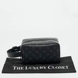 Pre Owned  Louis Vuitton Monogram Eclipse Canvas Locker Dopp Kit