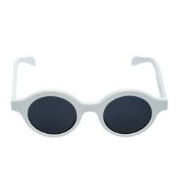 Pre Owned نظارة شمسية لوي فيتون × سوبريم Z0991W داونتاون رصاصية / بيضاء مستديرة