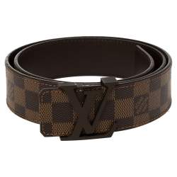 Louis Vuitton Damier Azur Canvas Leather Belt - Size 90 ○ Labellov ○ Buy  and Sell Authentic Luxury