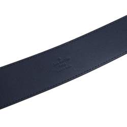 Pre Owned Louis Vuitton Saphir Epi Leather LV Initiales Belt 90 CM