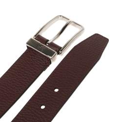 Pre Owned حزام لوي فيتون بونت نيف جلد تاوريلون كستنائي 10 سم