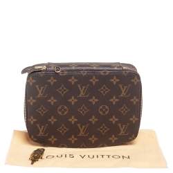 Pre Owned محفظة مجوهرات لوي فيتون مونت كارلو كانفاس مونوغرامي