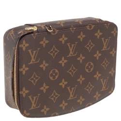 Pre Owned محفظة مجوهرات لوي فيتون مونت كارلو كانفاس مونوغرامي