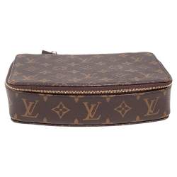 Pre Owned محفظة مجوهرات لوي فيتون مونت كارلو كانفاس مونوغرامي