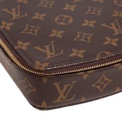 Pre Owned محفظة مجوهرات لوي فيتون مونت كارلو كانفاس مونوغرامي