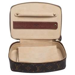 Pre Owned محفظة مجوهرات لوي فيتون مونت كارلو كانفاس مونوغرامي