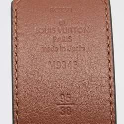 مملوكة مسبقًا Louis Vuitton Brown/Black Monogram Illusion Pyramid Reversible Belt 95CM