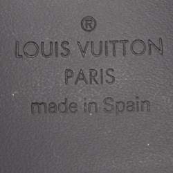 Pre Owned Louis Vuitton Black Leather Neogram Belt 85CM