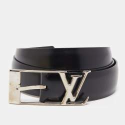 Louis Vuitton Brown Suede Initiales Belt Louis Vuitton | The Luxury Closet