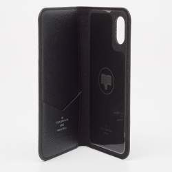 Louis Vuitton Monogram Eclipse Canvas iPhone X Folio Case