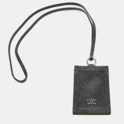 Pre Owned Louis Vuitton Damier Graphite ID Card Holder 