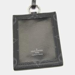 Pre Owned Louis Vuitton Damier Graphite ID Card Holder 